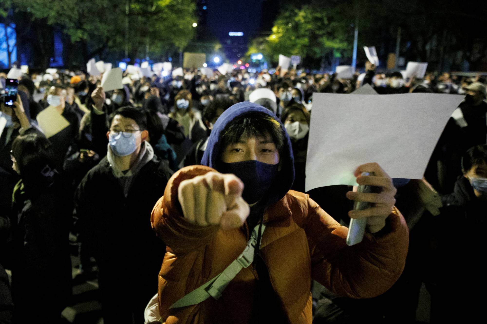 2023年：「白紙革命」：極端的Covid-19措施將中國年輕人逼上街頭